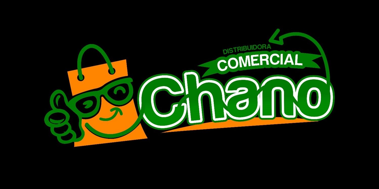 Logo Comercial Chano sobre fondo oscuro